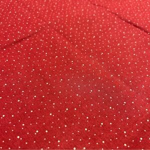 Vintage Red Polka Dot Fabric, Marti Mitchell, 1 - 1/3 yards